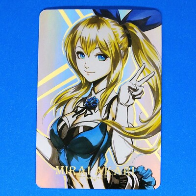 Mirai Akari Virtual YouTuber Rainbow Foil Holographic Character Art Trading Card
