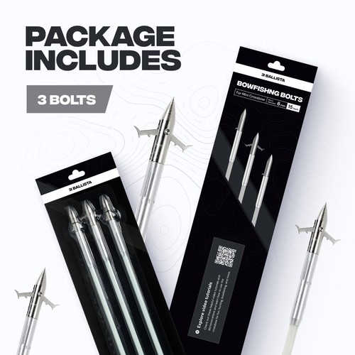 BALLISTA Crossbows Bowfishing Arrows 15" Length 6mm MicroDiameter Pack of 3 - Picture 8 of 9