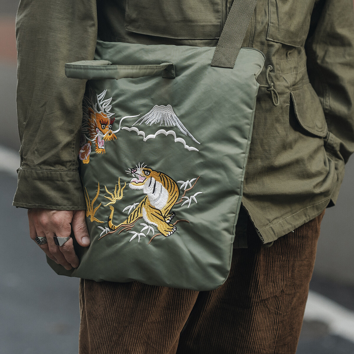 Non Stock Embroidery Flyers Helmet Bag Yokosuka Embroidery