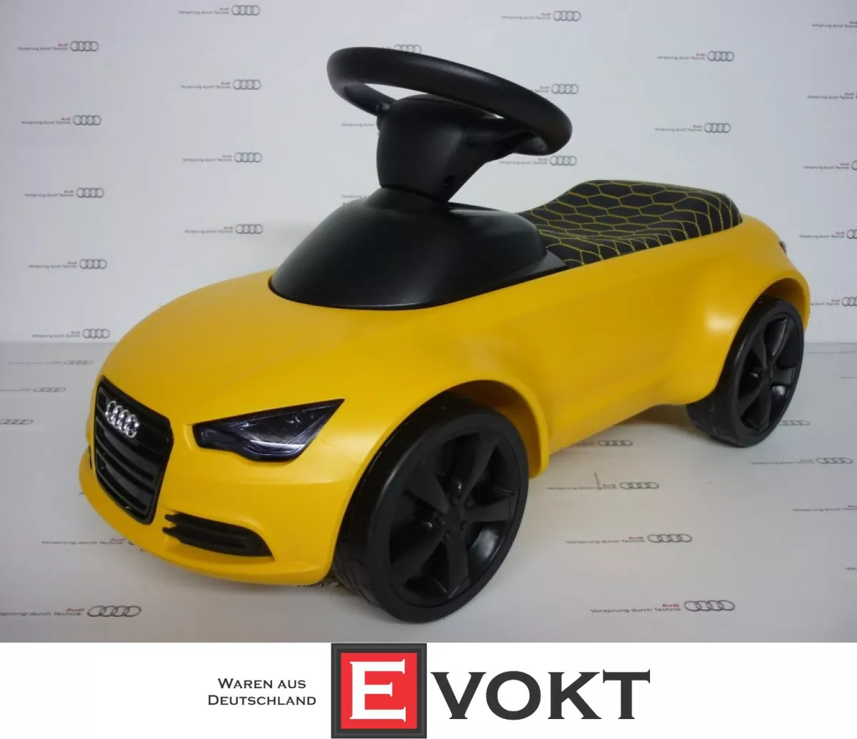 Audi Junior Quattro Mini Quattro Slide Car Vegas Yellow LED Limited Edition