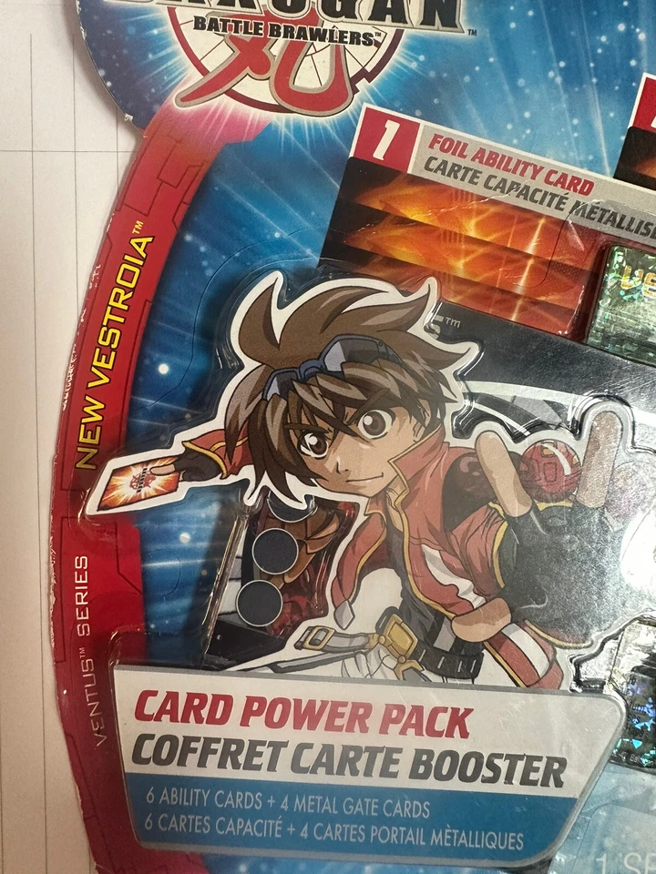 2008 Bakugan New Vestroia Card Power Pack 10 Cards Ventus Series NIB - Image 3 of 4