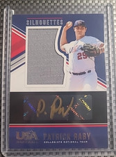 PATRICK RABY 2018 PANINI USA STARS & STRIPES JERSY AUTOGRAPH AUTO #/89 AJ3032
