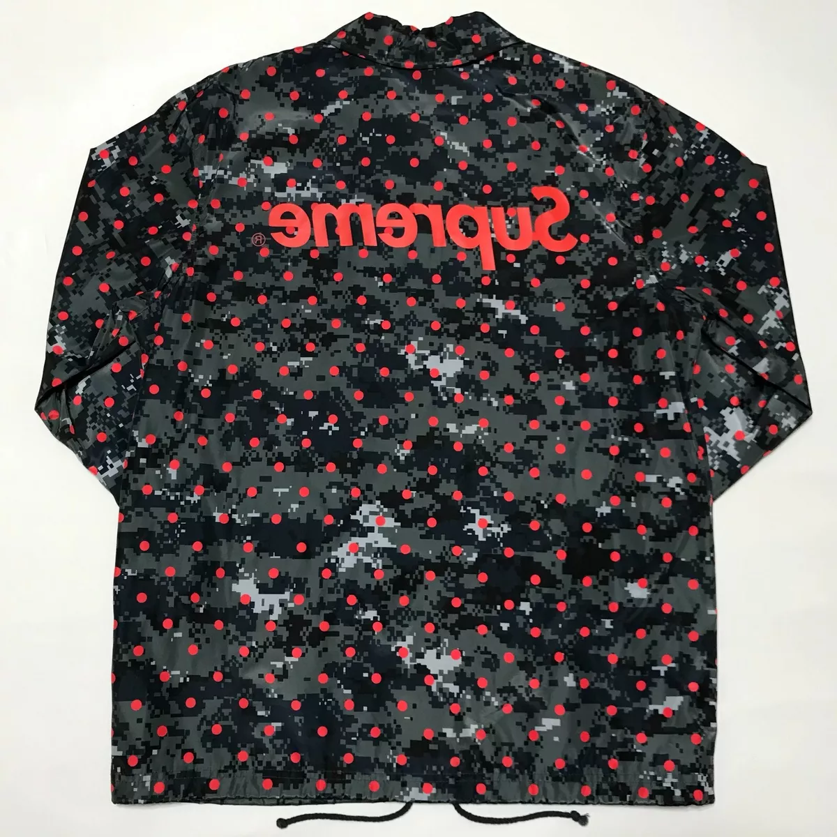 Supreme CDG Comme Des Garçons SS13 Digi Camo Coach Jacket size Medium GREAT COND