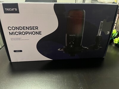 Plug & Play Condenser Microphone With Adjustable Mount And Screen. Tecurs MR02