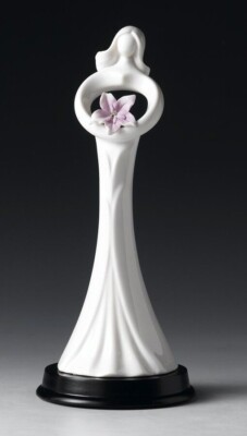 Künstlerfigur Circle of Love Your Friendship means so much Figur Modern Blumen