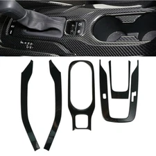 For Toyota Corolla Hatchback Sedan Carbon Gear Water Shift Cup Holder Cover Trim