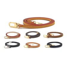 Vachetta Crossbody Leather Strap for Pochette Accessoires mini pouch purse bag