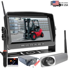 7'' Digital Wireless IPS Screen HD Front Rear View Camera Magnetic Fit forklift