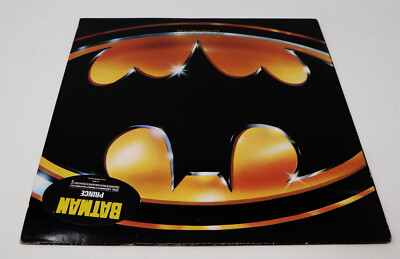 VINTAGE 1989 PRINCE BATMAN MOTION PICTURE SOUNDTRACK LP VINYL
