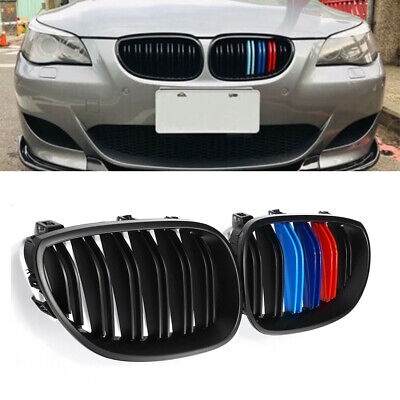 Gloss Black M-Color Front Grille Kidney Grill For BMW 5 Series E60 E61  03-10 #K | eBay