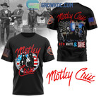 New ListingMotley Crue Red White And Crue 3D T-Shirt