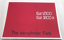 Fiat 1800b 2300 Six-cylinder Models Brochure C.1964 - Saloon Station Wagon