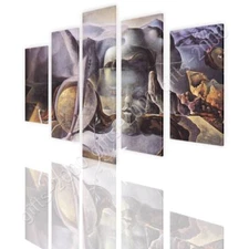 The Endless Enigma by Salvador Dali | Canvas (Rolled) | 5 Panels Wall art HD