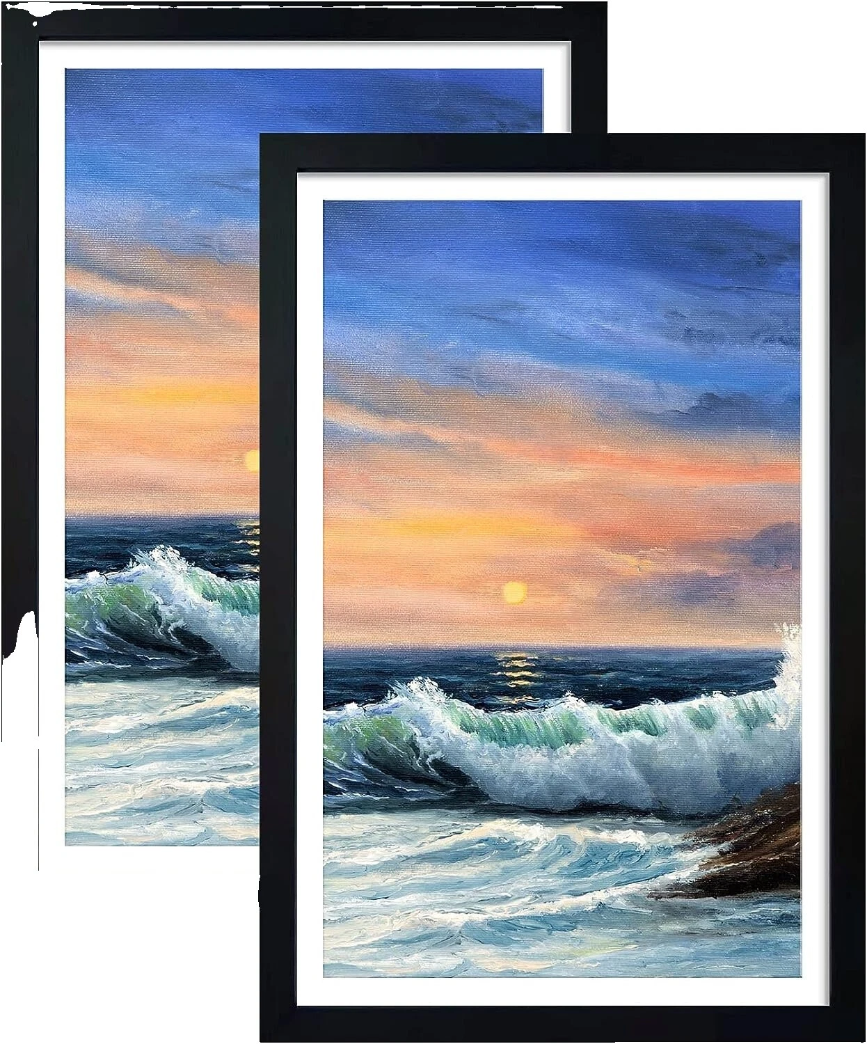 Wooden Rectangle Rustic/Primitive Frames