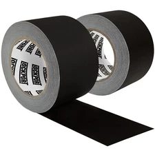 3 Inch Black Gaffers Tape - 2 Pack - 30 Yards per Roll Wide Gaff - Bulk Set G...