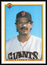 1990 Bowman #229 Ernie Camacho San Francisco Giants Baseball Card