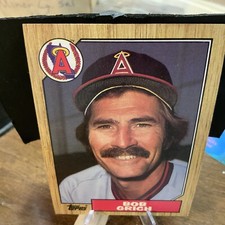 1987 Topps #677 Bob Grich California Angels Baseball Card