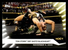 2021 Topps WWE Women's Division #91 Toni Storm def. Shotzi Blackheart