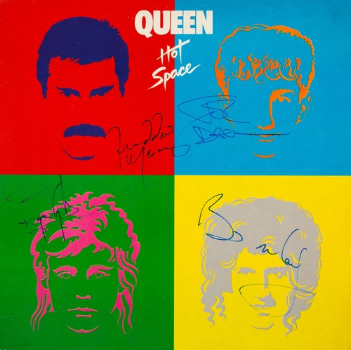 QUEEN signiertes 'Hot Space'-Foto - Rock/Freddie Mercury - Vordruck - Bild 1 von 1