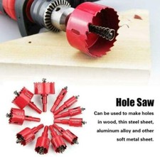 Hole Saw Cutter Bi Metal M42 Pilot Drill Cornhole Boards Bit for Making US