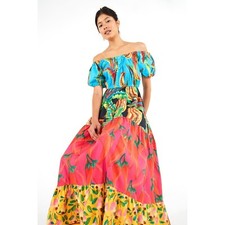 FARM Rio Farm Mix Maxi Dress Tropical Multi-Color Women’s XS NWT $248