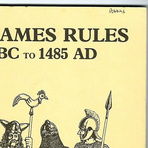 Wargame Rules 3000 BC to 1485 AD WRG August 1992 Miniature Wargames Book - Picture 2 of 2