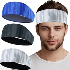Sport Headband Men Women Head Sweatband Sweat Hair Band Gym Stretch Hair Wrap