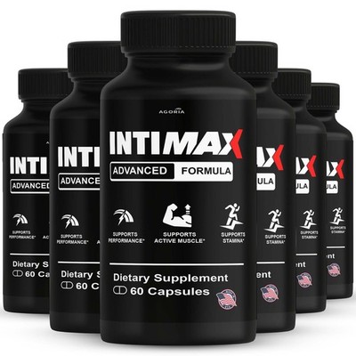 (6 Pack) Intimax for Men Advanced Max Formula Vitamin Supplement