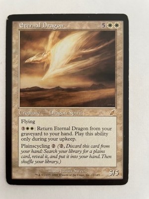 MTG - Eternal Dragon - Scourge - Rare - NM/LP - Magic the Gathering
