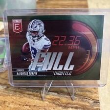 2025 Panini Donruss Elite - Full Throttle KaVontae Turpin #1 Green