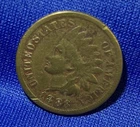 1883 Indian Head Cent US Coin Very Good Condition Variety 3 (1864-1909)