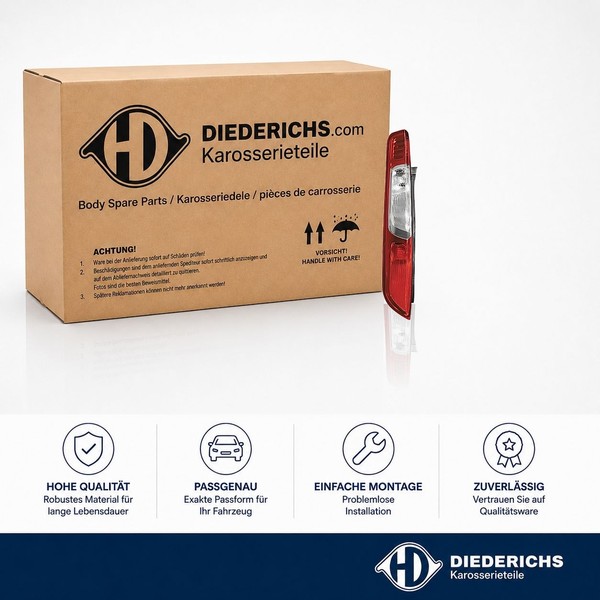 Heckleuchte Links Diederichs 1416291 FÜR Ford RÜCkleuchte Hecklicht-image