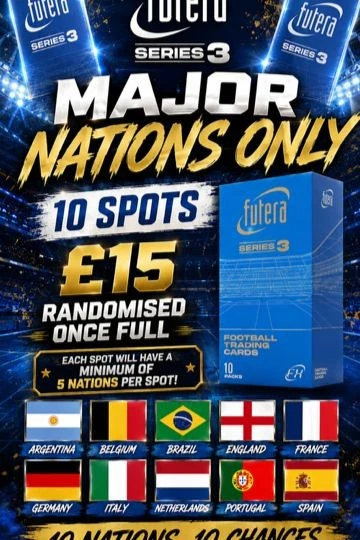 Futera FX World Series 3 (major Nations only) 10 spots