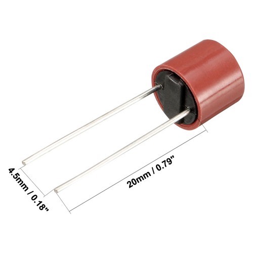 10pz DIP miniaturizzato montato cilindro lenta Micro fusibile T1.6A 1.6A 250V - Bild 2 von 4