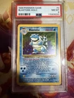 1999 POKEMON GAME #2 BLASTOISE-HOLO PSA 8