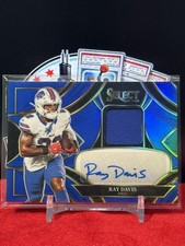 2025 Select Auto Memorabilia Blue #SME-RDS Ray Davis #/149 Bills SP JA