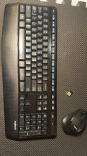 Logitech Wireless Keyboard Mouse Bundle Black QWERTY English USB Receiver M275
