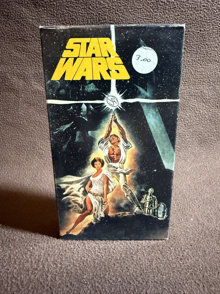 Star Wars VHS 1977 CBS FOX Video – Original Release Box + Tape Hi