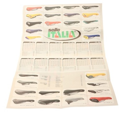 Selle Italia Flite Saddle Titanium Rail Calendar Yellow Leather