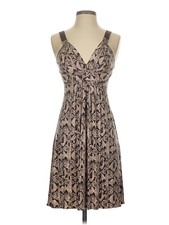 Elie Tahari Women Brown Cocktail Dress S