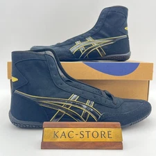 ASICS Wrestling Shoes 1083A001 EX-EO TWR900 color Black x Black x Gold oki