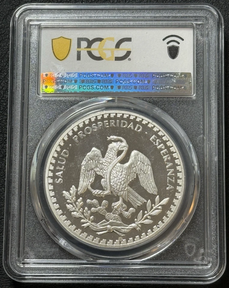 2000-Mo .925 Silver Mexico Año 2000 D.C. Turn of the Millennium PCGS SP 64 Medal - Image 3 of 4