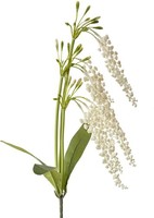Clayre & Eef Deko-Zweig Blumen Weiß GrüN 82 Cm Kunststoff KüNstlich