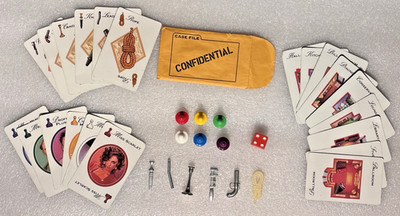 Select What You Need -1996 Clue Detective Game Replacement Parts Metal & Plastic