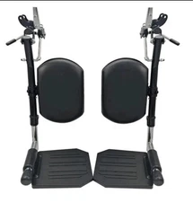 Wheelchair Elevating Legrests Composite Footplates Padded Calf Support Pair Z