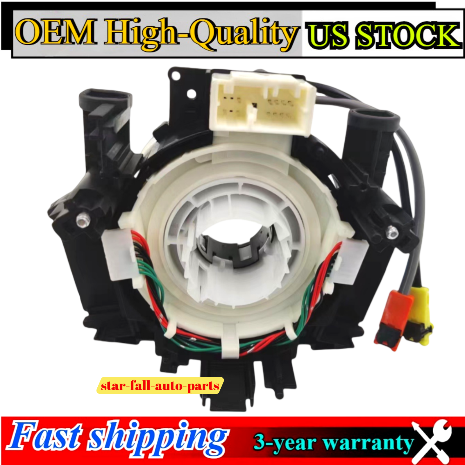 NEW CLOCK SPRING +2 WIRES 25560-9CH2D Fit For Nissan Pathfinder Xterra 4.0L