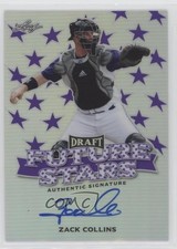 2016 Leaf Metal Draft Future Stars Purple 7/15 Zack Collins #FS-ZC1 Auto ez6