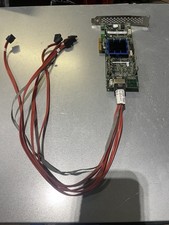 Adaptec ASR-3405/128MB SAS SATA RAID Card PCIe with 4 port cables