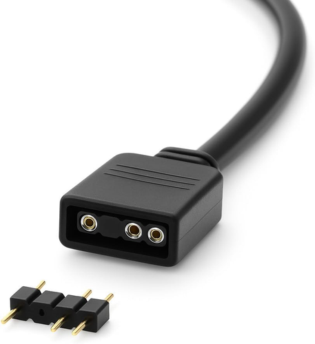 ARGB Extension Cable 30cm 3 Pin 5V Addressable RGB Splitter for PC Fans LED - Afbeelding 5 van 6