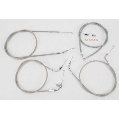 Baron Custom Accessories 16 in. Handlebar Cable and Line Kit - BA-8015KT-16